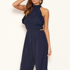 AX Paris Frilled Cut Out Cullote Jumpsuit